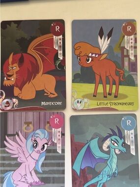 My Little Pony Friendship Eternal Trading Cards - 4 cards